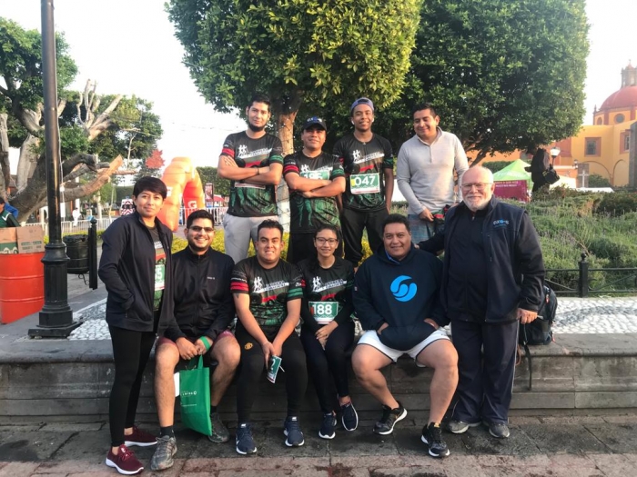 El pasado 24 de Noviembre del 2019, diez empleados de Exo-s participaron en una carrera de 3, 5 y 10 Km en San Juan del Río
