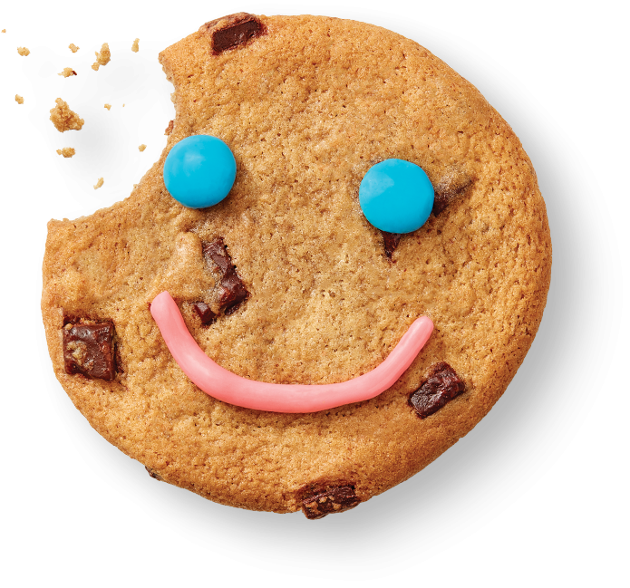 Fiers participants à la campagne biscuits sourire
